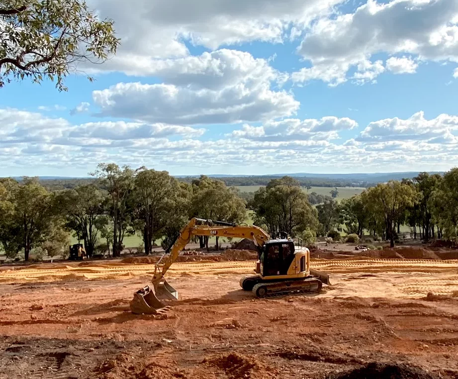 Wundowie Custom Home under construction. JFK Custom Homes. Custom home builder perth