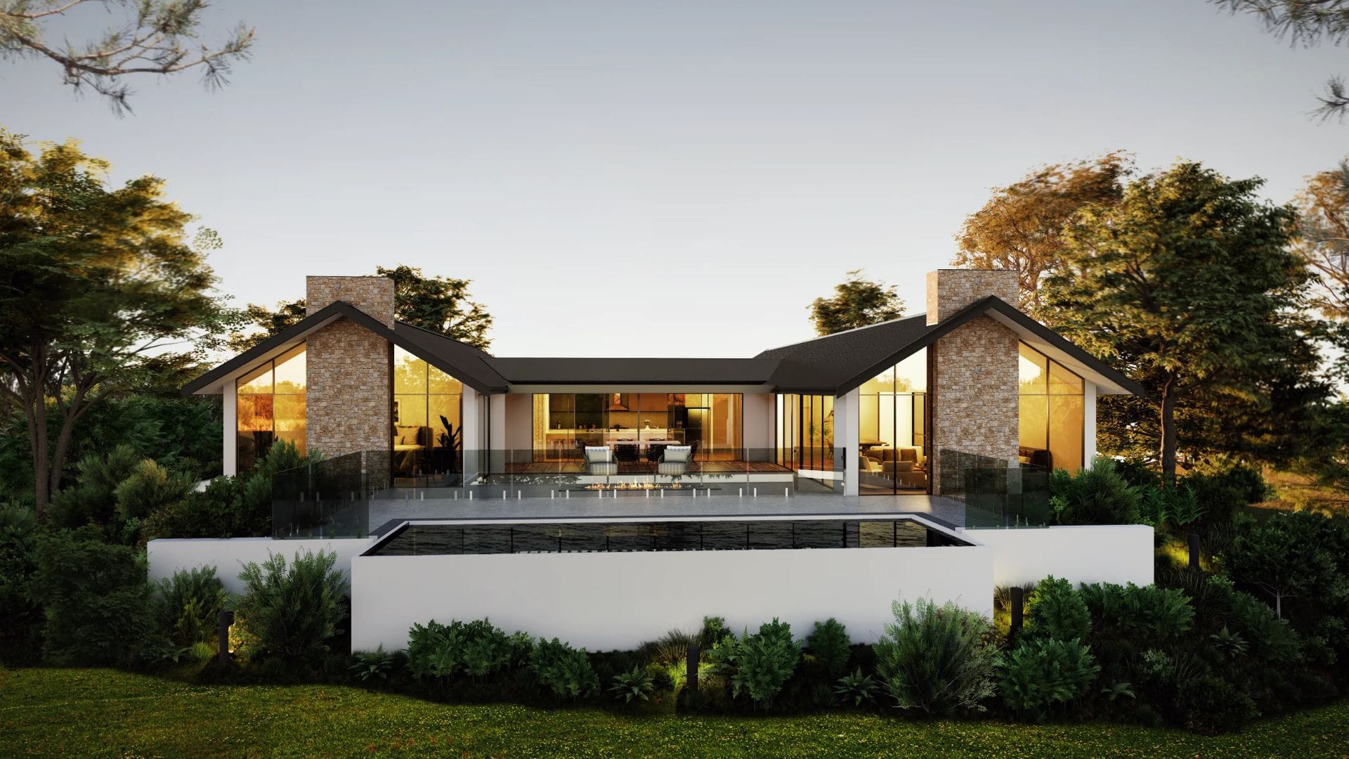 jfk custom homes - farmhouse